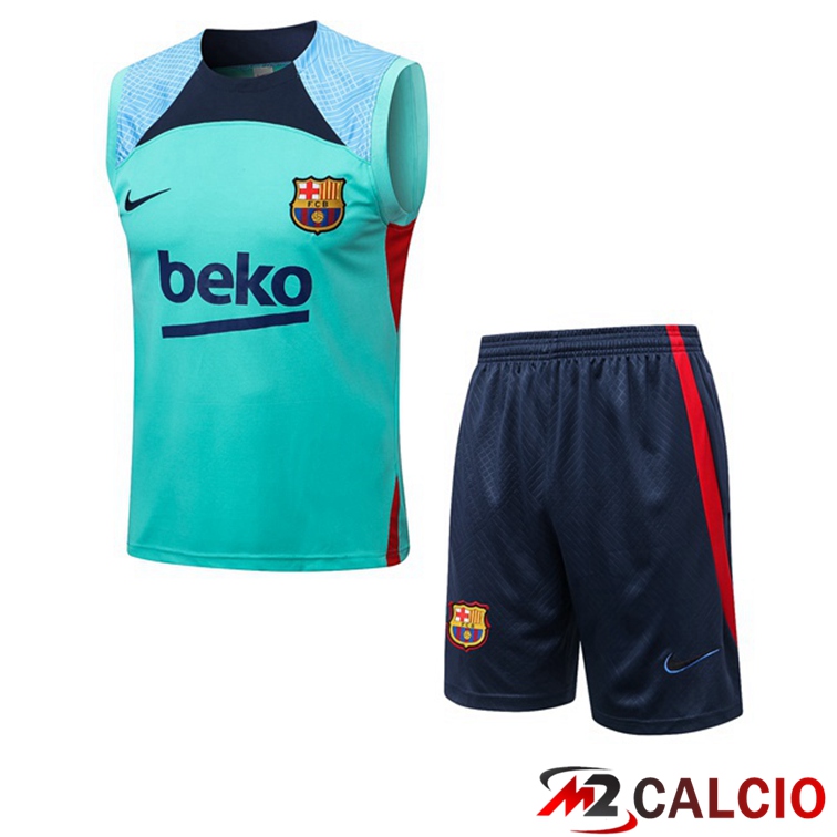 Maglie Calcio Personalizzate,Tute Calcio Squadre,Maglia Nazionale Italiana Calcio | Canotta Calcio FC Barcellona + Shorts Verde 2022/2023