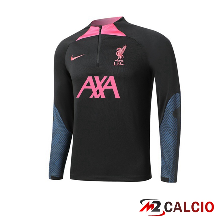 Maglie Calcio Personalizzate,Tute Calcio Squadre,Maglia Nazionale Italiana Calcio | Felpe Allenamento FC Liverpool Nero 2022/2023