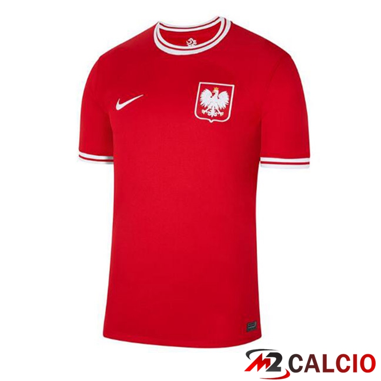 Maglie Calcio Personalizzate,Tute Calcio Squadre,Maglia Nazionale Italiana Calcio | Maglie Calcio Polonia Seconda Rosso 2022/2023