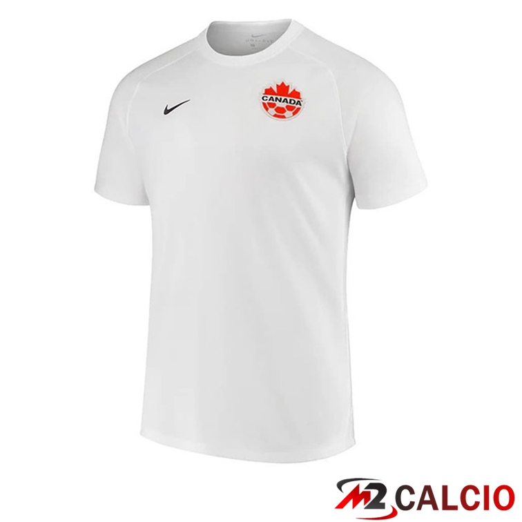 Maglie Calcio Personalizzate,Tute Calcio Squadre,Maglia Nazionale Italiana Calcio | Maglie Calcio Canada Seconda Bianco 2022/2023