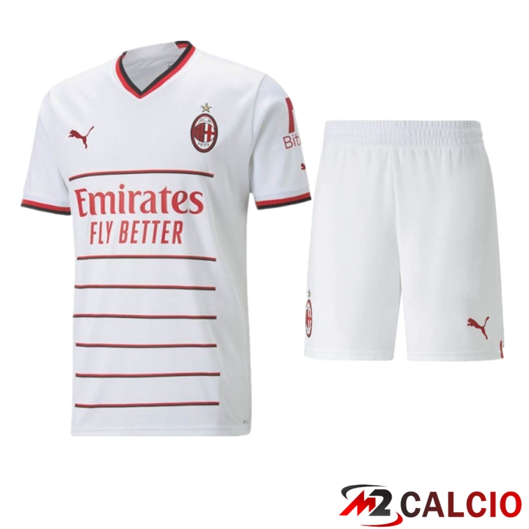 Maglie Calcio Personalizzate,Tute Calcio Squadre,Maglia Nazionale Italiana Calcio | Insieme Maglie Calcio AC Milan Seconda + Pantaloncini 2022/2023