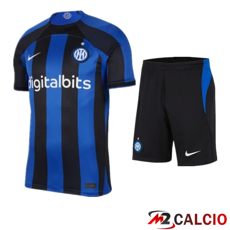 Maglie Calcio Personalizzate,Tute Calcio Squadre,Maglia Nazionale Italiana Calcio | Insieme Maglie Calcio Inter Milan Prima + Pantaloncini 2022/2023