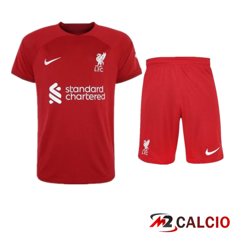 Maglie Calcio Personalizzate,Tute Calcio Squadre,Maglia Nazionale Italiana Calcio | Insieme Maglie Calcio FC Liverpool Prima + Pantaloncini 2022/2023