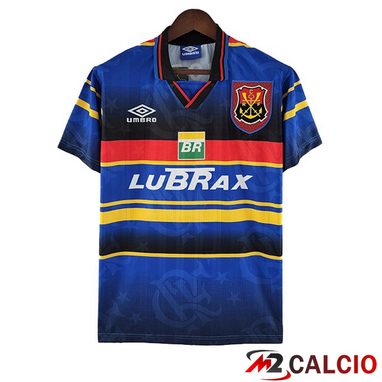 Maglie Calcio Personalizzate,Tute Calcio Squadre,Maglia Nazionale Italiana Calcio | Maglie Calcio Storica flamengo Retro Terza Blu 1995