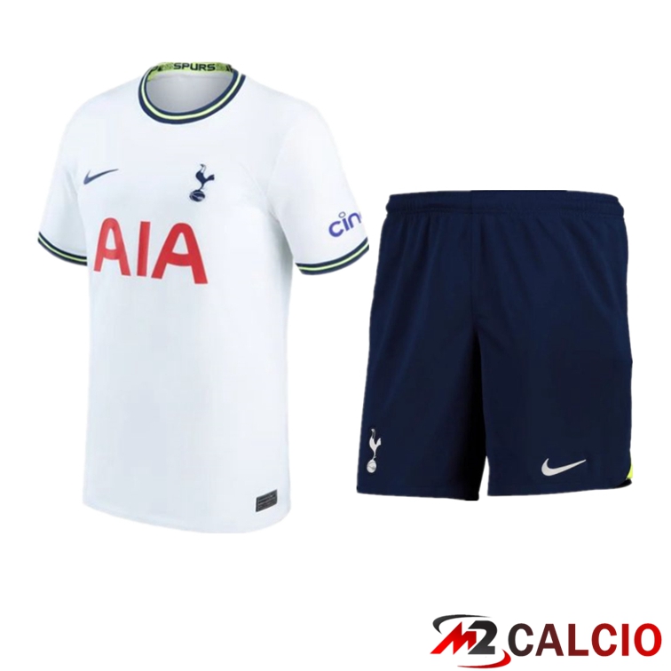 Maglie Calcio Personalizzate,Tute Calcio Squadre,Maglia Nazionale Italiana Calcio | Insieme Maglie Calcio Tottenham Hotspur Prima + Pantaloncini 2022/2023