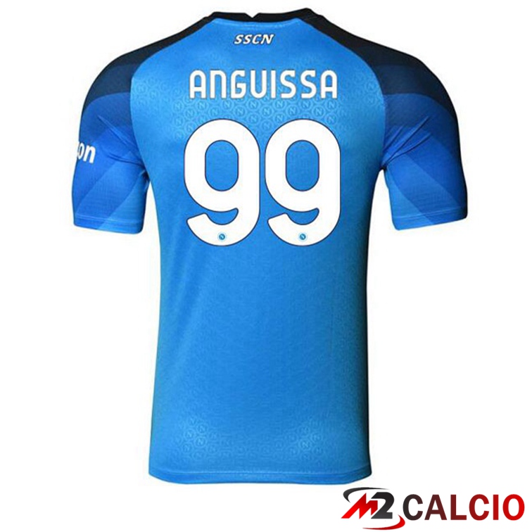 Maglie Calcio Personalizzate,Tute Calcio Squadre,Maglia Nazionale Italiana Calcio | Maglie Calcio SSC Napoli (Anguissa 99) Prima Blu 2022/2023