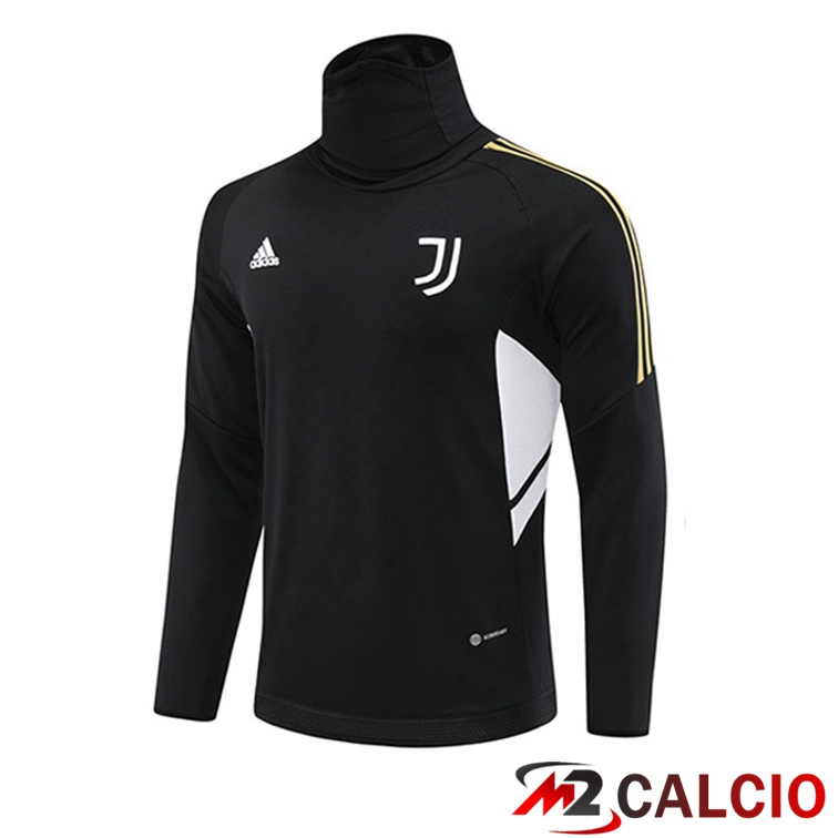 Maglie Calcio Personalizzate,Tute Calcio Squadre,Maglia Nazionale Italiana Calcio | Felpe Allenamento Juventus Collo Alto Nero 2022/2023
