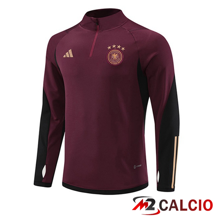 Maglie Calcio Personalizzate,Tute Calcio Squadre,Maglia Nazionale Italiana Calcio | Felpe Allenamento Germania Rosso 2022/2023