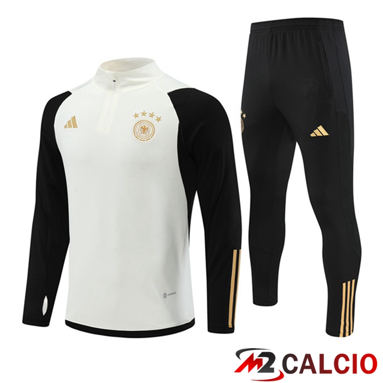 Maglie Calcio Personalizzate,Tute Calcio Squadre,Maglia Nazionale Italiana Calcio | Tuta Calcio Germania Bianco Nero 2022/2023