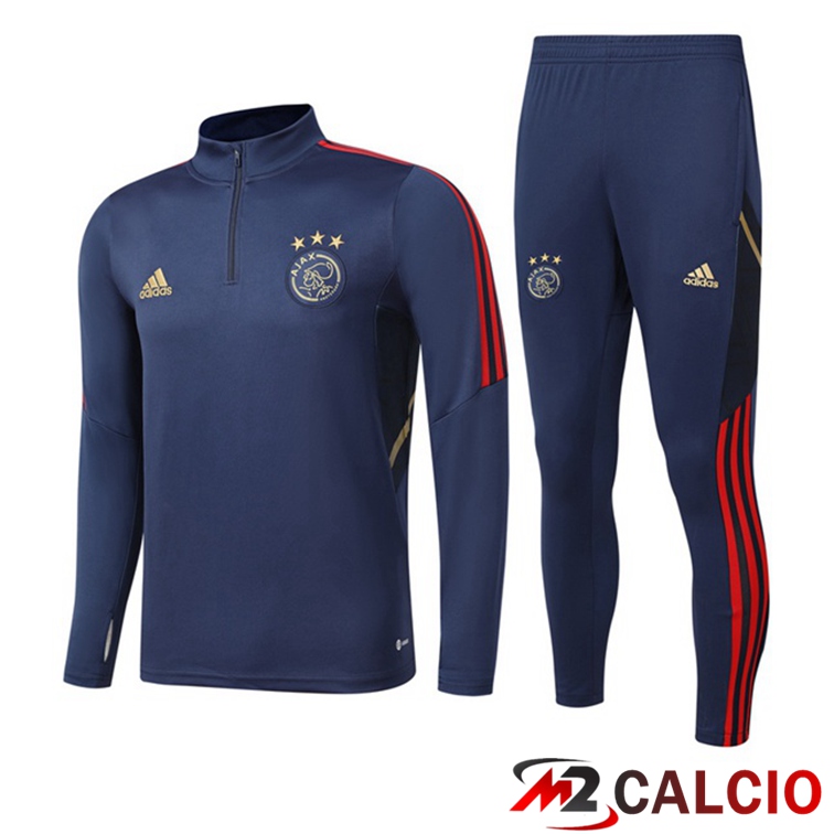 Maglie Calcio Personalizzate,Tute Calcio Squadre,Maglia Nazionale Italiana Calcio | Tuta Calcio AFC Ajax Blu Royal 2022/2023