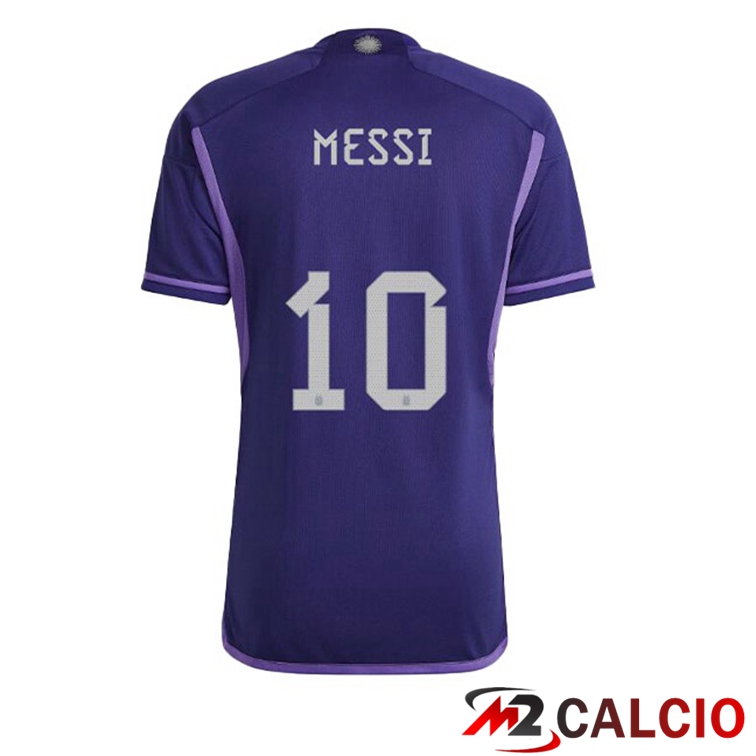Maglie Calcio Personalizzate,Tute Calcio Squadre,Maglia Nazionale Italiana Calcio | Maglie Calcio Argentina (MESSI 10) Seconda Porpora 2022/2023