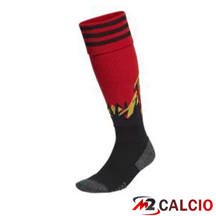 Maglie Calcio Personalizzate,Tute Calcio Squadre,Maglia Nazionale Italiana Calcio | Calzini Calcio Belgio Prima Rosso 2022/2023