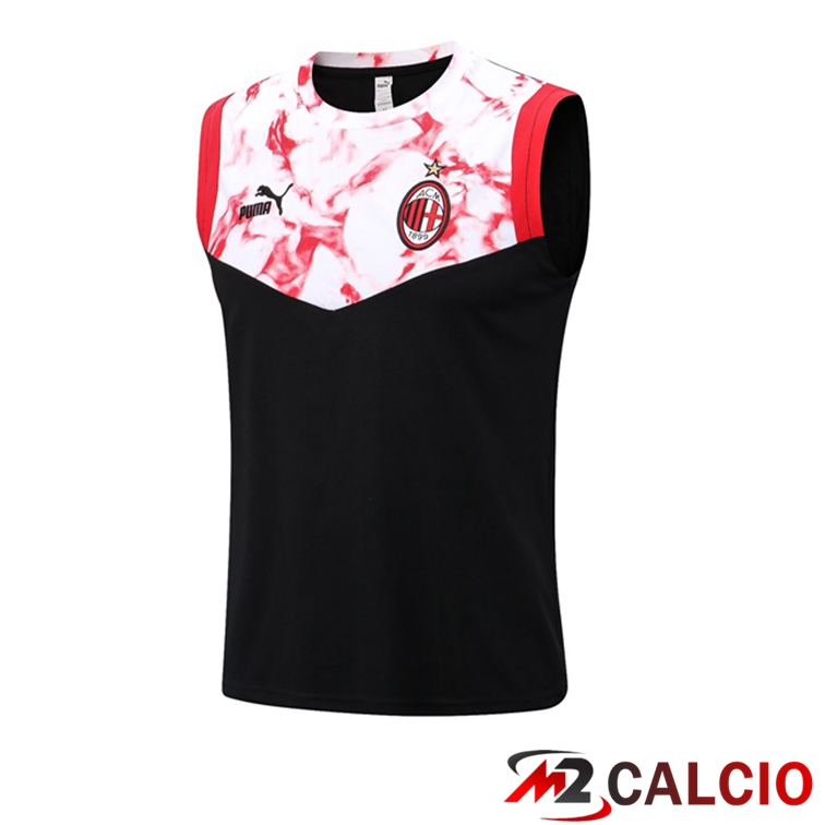 Maglie Calcio Personalizzate,Tute Calcio Squadre,Maglia Nazionale Italiana Calcio | Canotta Calcio AC Milan Nero Bianco 2022/2023