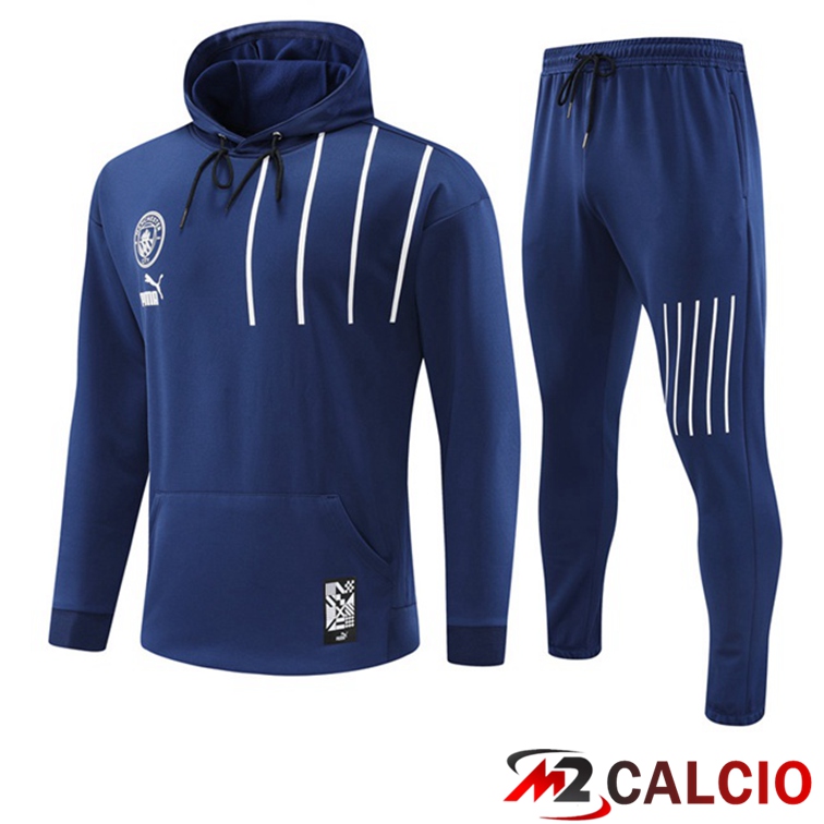 Maglie Calcio Personalizzate,Tute Calcio Squadre,Maglia Nazionale Italiana Calcio | Insieme Giacca Con Cappuccio Tuta Manchester City Blu Royal 2022/2023