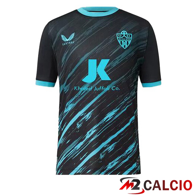 Maglie Calcio Personalizzate,Tute Calcio Squadre,Maglia Nazionale Italiana Calcio | Maglie Calcio UD Almeria Seconda Nero Blu 2022/2023