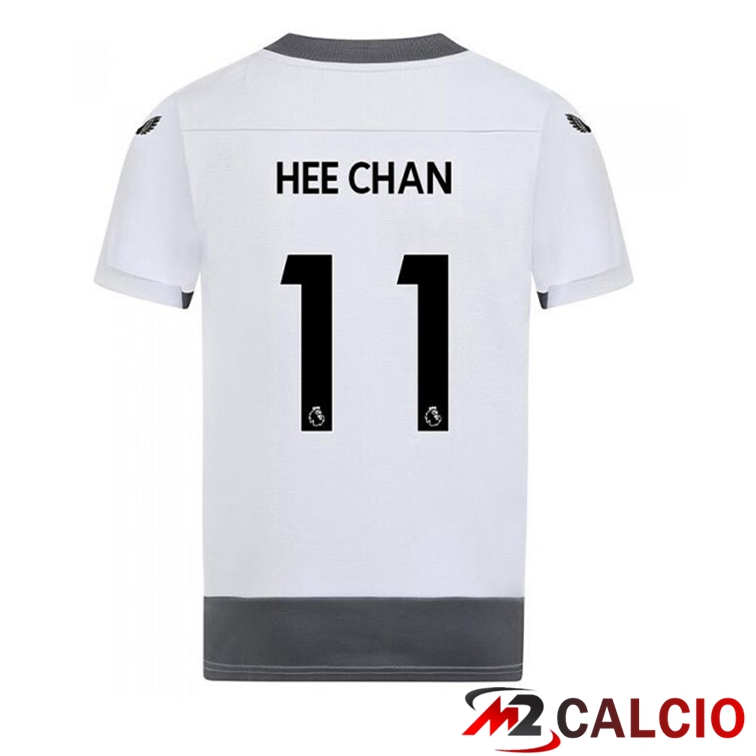 Maglie Calcio Personalizzate,Tute Calcio Squadre,Maglia Nazionale Italiana Calcio | Maglie Calcio Wolves (TRINCAO 11) Terza Bianco Grigio 2022/2023