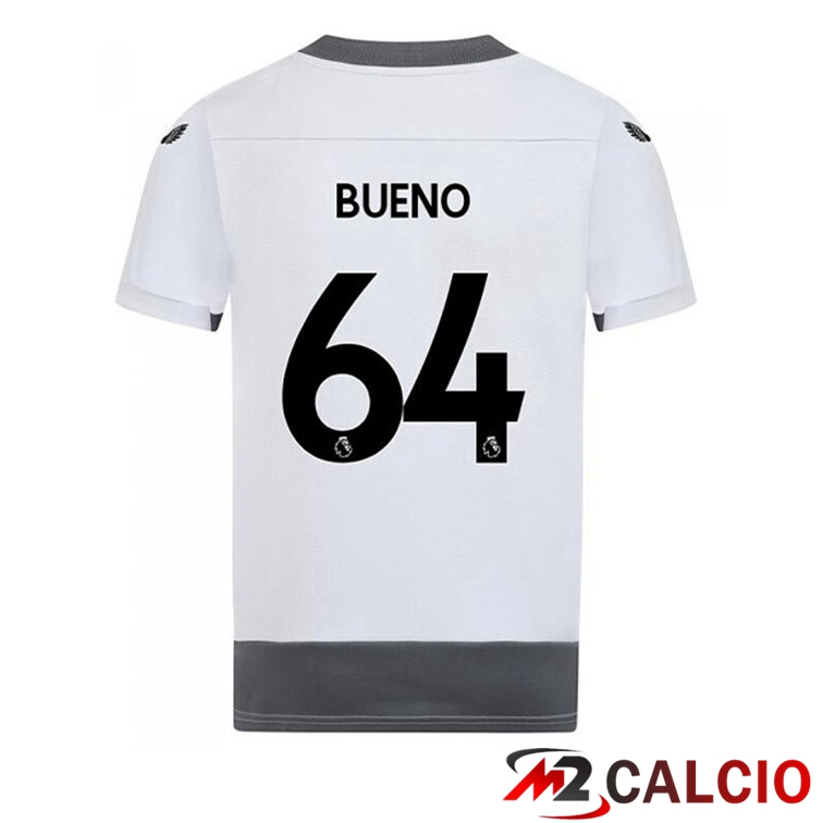 Maglie Calcio Personalizzate,Tute Calcio Squadre,Maglia Nazionale Italiana Calcio | Maglie Calcio Wolves (BUENO 64) Terza Bianco Grigio 2022/2023