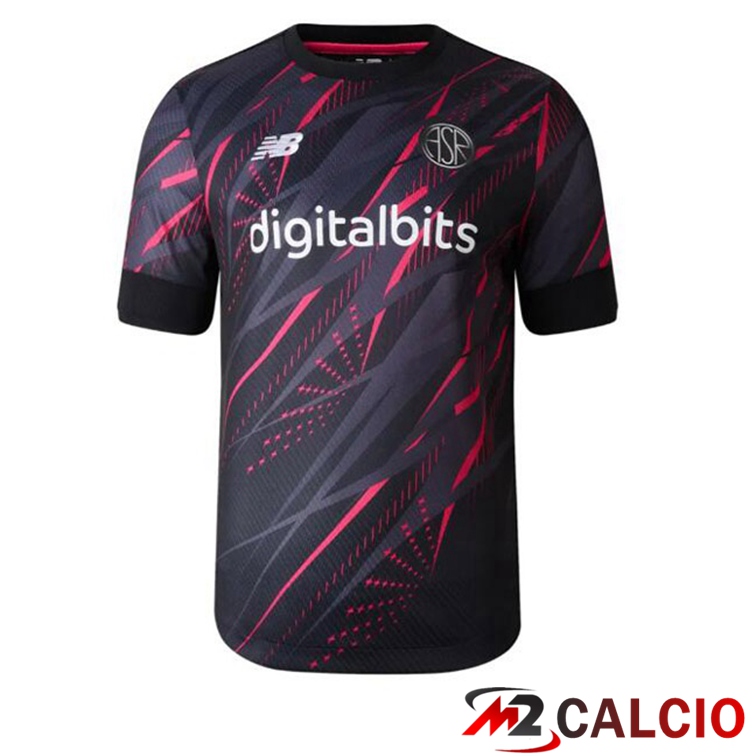 Maglie Calcio Personalizzate,Tute Calcio Squadre,Maglia Nazionale Italiana Calcio | Maglie Calcio AS Roma Terza Nero 2022/2023