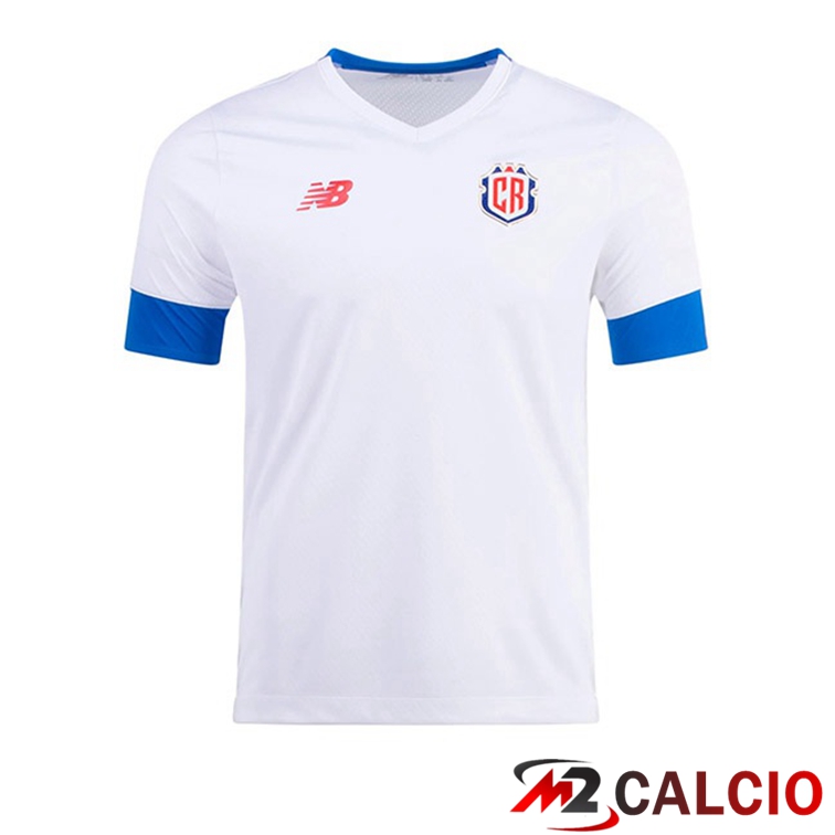 Maglie Calcio Personalizzate,Tute Calcio Squadre,Maglia Nazionale Italiana Calcio | Maglie Calcio Costa Rica Seconda Bianco 2022/2023