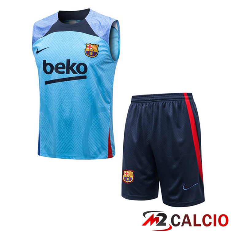 Maglie Calcio Personalizzate,Tute Calcio Squadre,Maglia Nazionale Italiana Calcio | Canotta Calcio FC Barcellona + Shorts Blu 2022/2023