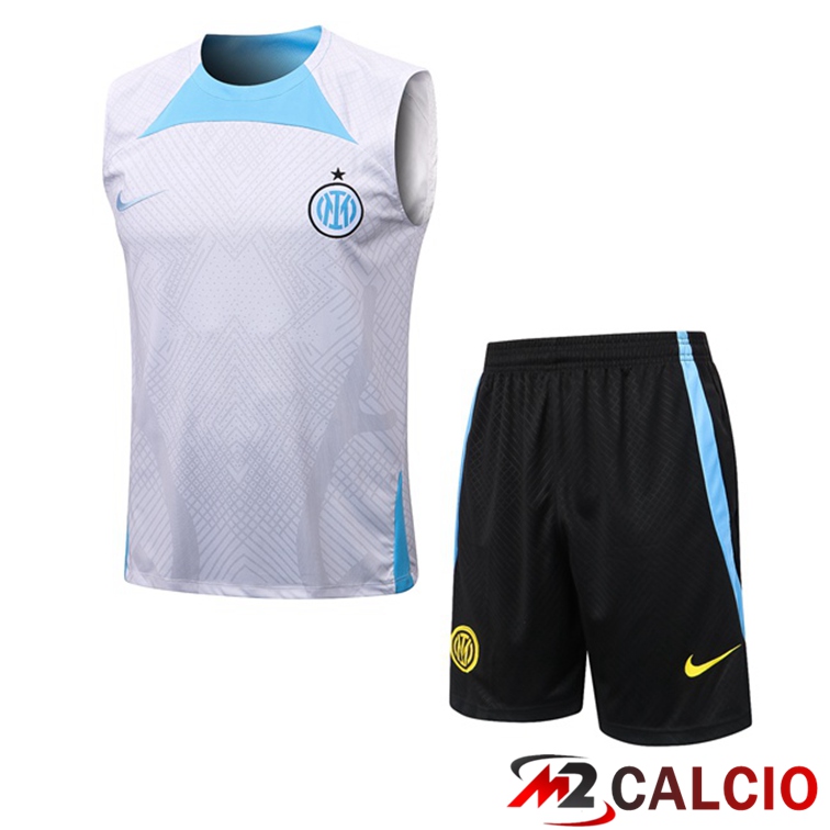 Maglie Calcio Personalizzate,Tute Calcio Squadre,Maglia Nazionale Italiana Calcio | Canotta Calcio Inter Milan + Shorts Bianco 2022/2023