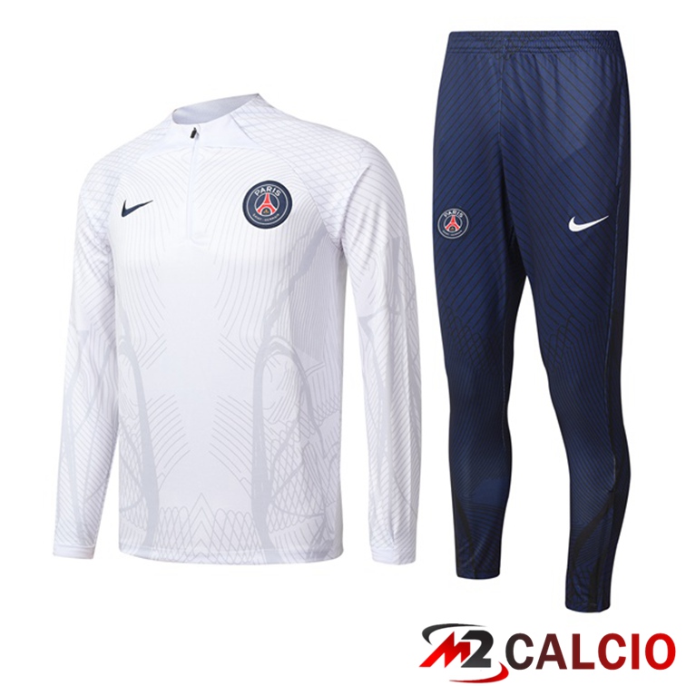 Maglie Calcio Personalizzate,Tute Calcio Squadre,Maglia Nazionale Italiana Calcio | Tuta Calcio Paris PSG Bianco 2022/2023