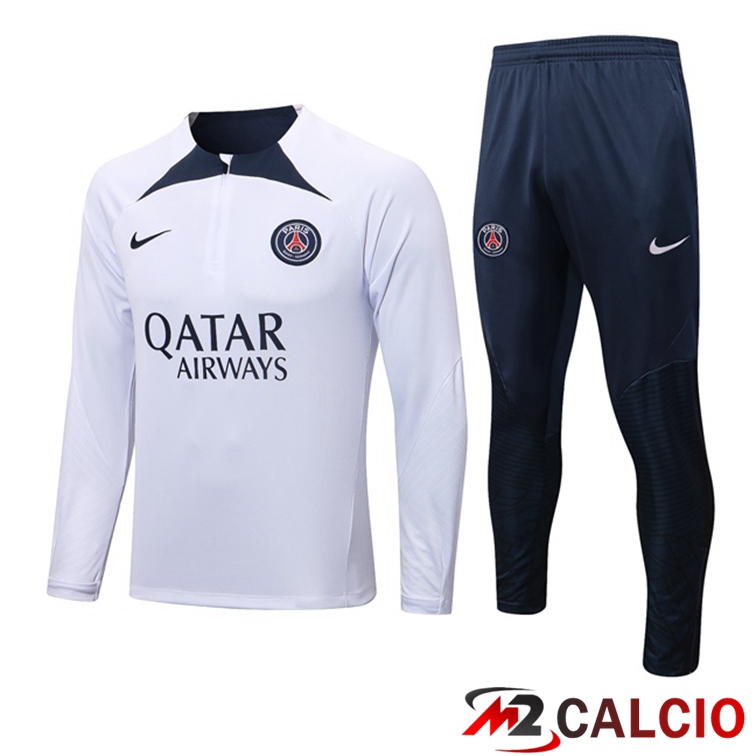 Maglie Calcio Personalizzate,Tute Calcio Squadre,Maglia Nazionale Italiana Calcio | Tuta Calcio Paris PSG Bianco 2022/2023