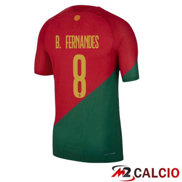 Maglie Calcio Personalizzate,Tute Calcio Squadre,Maglia Nazionale Italiana Calcio | Maglie Calcio Portogallo (J. MOUTINHO 8) Prima Rosso Verde Coppa Del Mondo 2022