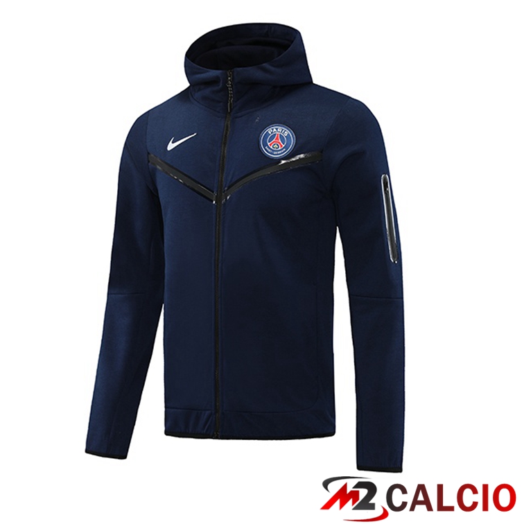 Maglie Calcio Personalizzate,Tute Calcio Squadre,Maglia Nazionale Italiana Calcio | Giacca Con Cappuccio Paris PSG Blu Royal 2022/2023