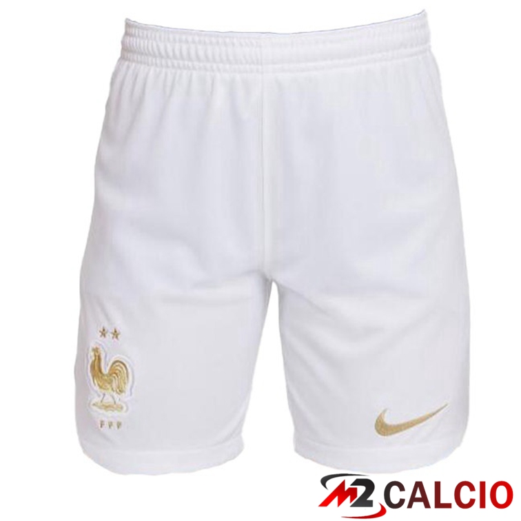 Maglie Calcio Personalizzate,Tute Calcio Squadre,Maglia Nazionale Italiana Calcio | Pantaloncini Calcio Francia Prima Bianco 2022/2023