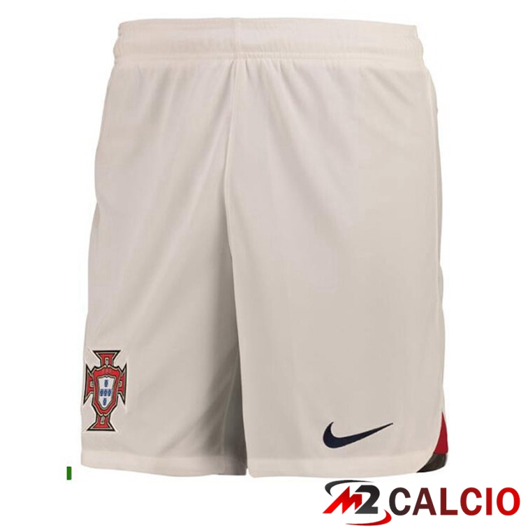 Maglie Calcio Personalizzate,Tute Calcio Squadre,Maglia Nazionale Italiana Calcio | Pantaloncini Calcio Portogallo Seconda Bianco 2022/2023
