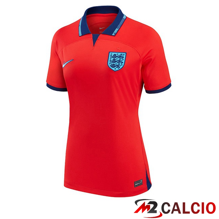 Maglie Calcio Personalizzate,Tute Calcio Squadre,Maglia Nazionale Italiana Calcio | Maglie Calcio Inghilterra Donna Seconda Rosso Coppa Del Mondo 2022