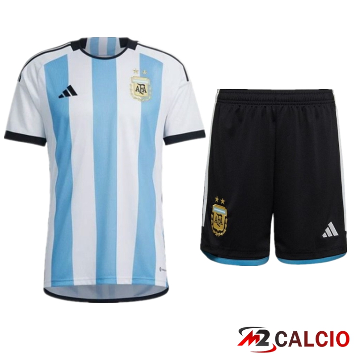 Maglie Calcio Personalizzate,Tute Calcio Squadre,Maglia Nazionale Italiana Calcio | Insieme Maglie Calcio Argentina Prima + Pantaloncini 2022/2023