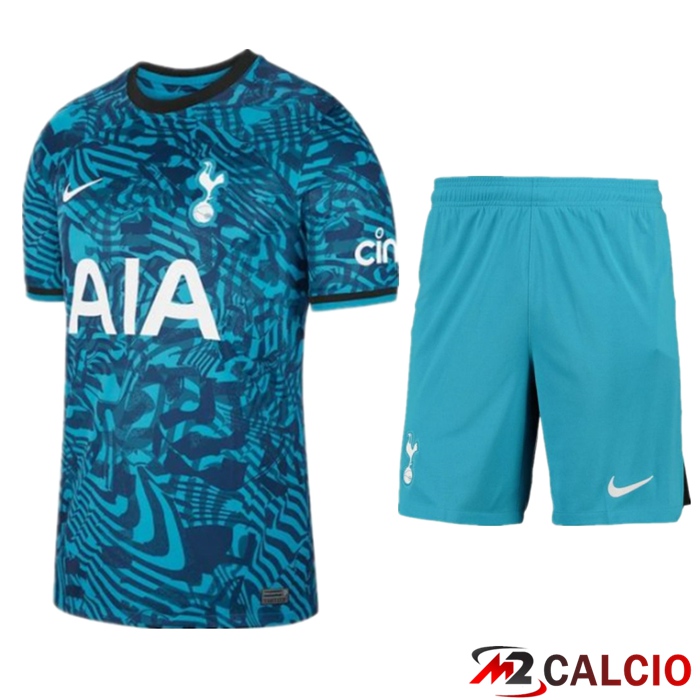 Maglie Calcio Personalizzate,Tute Calcio Squadre,Maglia Nazionale Italiana Calcio | Insieme Maglie Calcio Tottenham Hotspurs Terza + Pantaloncini 2022/2023