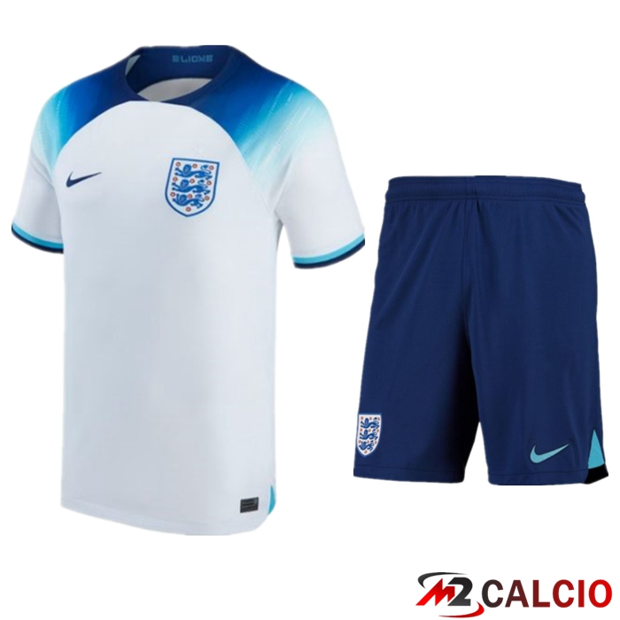 Maglie Calcio Personalizzate,Tute Calcio Squadre,Maglia Nazionale Italiana Calcio | Insieme Maglie Calcio Inghilterra Prima + Pantaloncini Coppa Del Mondo 2022