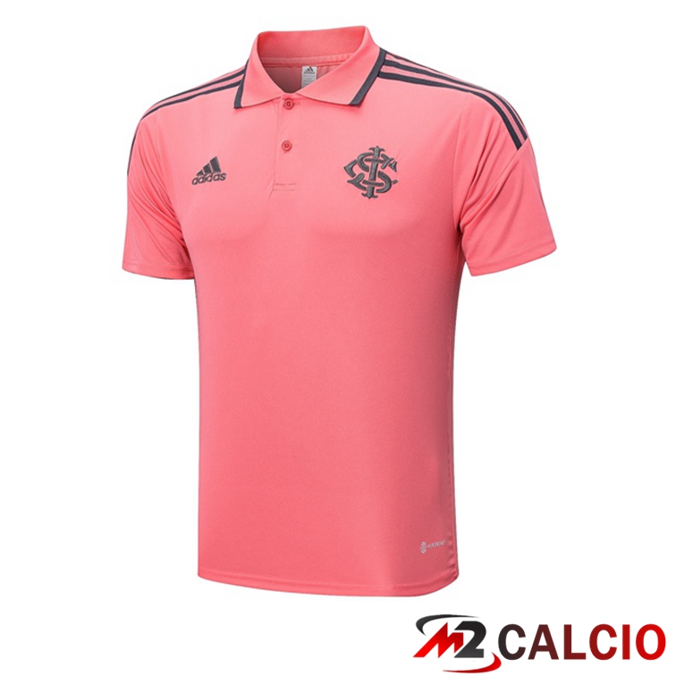 Maglie Calcio Personalizzate,Tute Calcio Squadre,Maglia Nazionale Italiana Calcio | Maglia Polo SC Internacional Rosa 2022/2023