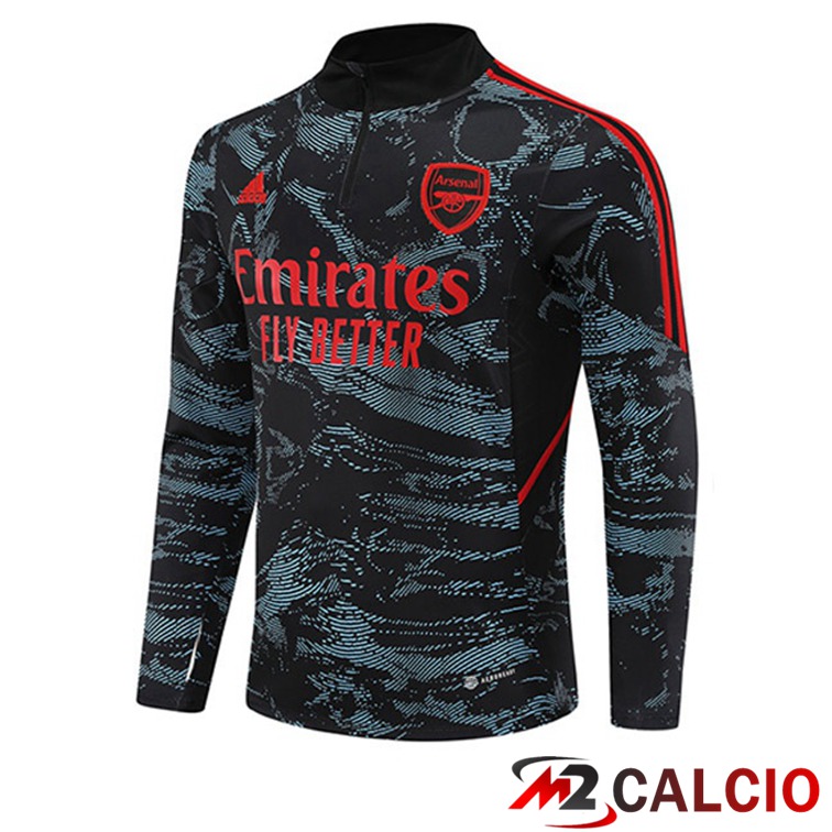 Maglie Calcio Personalizzate,Tute Calcio Squadre,Maglia Nazionale Italiana Calcio | Felpa Allenamento Arsenal Blu Rosso 2022/2023