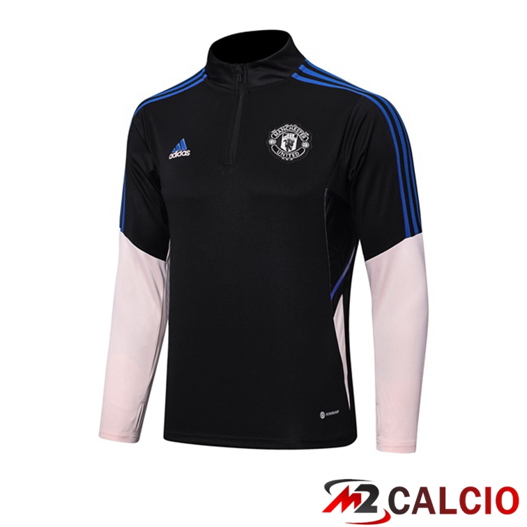 Maglie Calcio Personalizzate,Tute Calcio Squadre,Maglia Nazionale Italiana Calcio | Felpa Allenamento Manchester United Nero 2022/2023