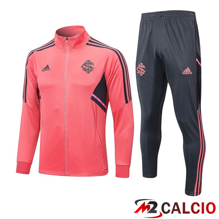 Maglie Calcio Personalizzate,Tute Calcio Squadre,Maglia Nazionale Italiana Calcio | Insieme Tuta Calcio - Giacca SC Internacional Rosa 2022/2023
