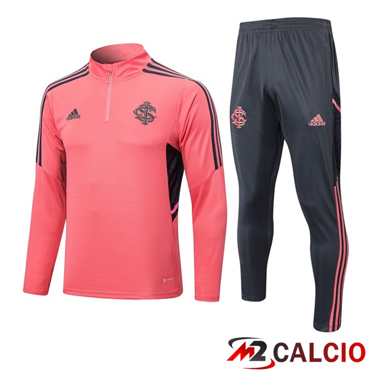 Maglie Calcio Personalizzate,Tute Calcio Squadre,Maglia Nazionale Italiana Calcio | Insieme Tuta Calcio SC Internacional Rosa 2022/2023