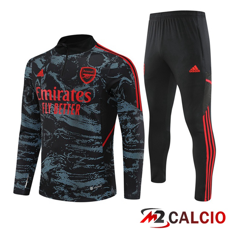 Maglie Calcio Personalizzate,Tute Calcio Squadre,Maglia Nazionale Italiana Calcio | Insieme Tuta Calcio Arsenal Blu Rosso 2022/2023