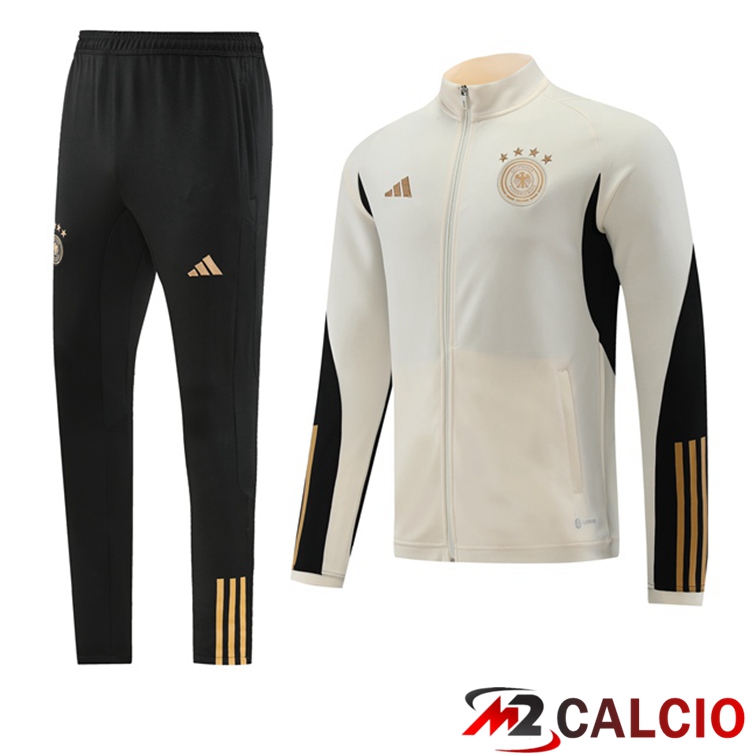 Maglie Calcio Personalizzate,Tute Calcio Squadre,Maglia Nazionale Italiana Calcio | Insieme Tuta Calcio - Giacca Germania Bianco 2022/2023