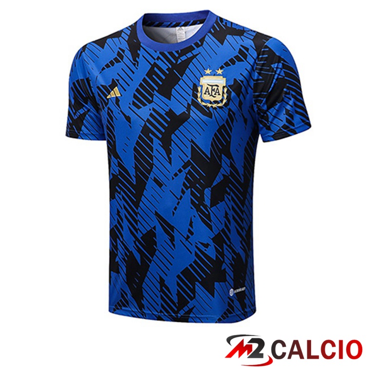 Maglie Calcio Personalizzate,Tute Calcio Squadre,Maglia Nazionale Italiana Calcio | T Shirt Allenamento Argentina Blu 2022/2023