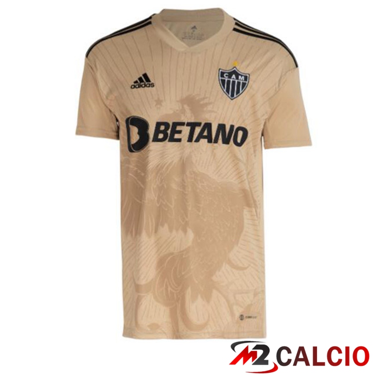Maglie Calcio Personalizzate,Tute Calcio Squadre,Maglia Nazionale Italiana Calcio | Maglie Calcio Atletico Mineiro Terza Giallo 2022/2023
