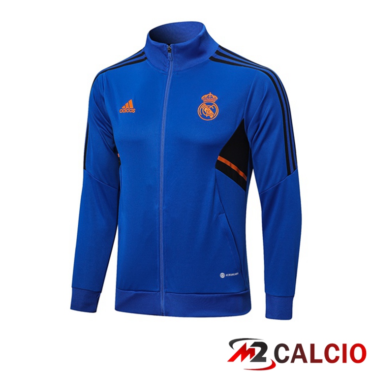 Maglie Calcio Personalizzate,Tute Calcio Squadre,Maglia Nazionale Italiana Calcio | Giacca Calcio Real Madrid Blu 2022/2023