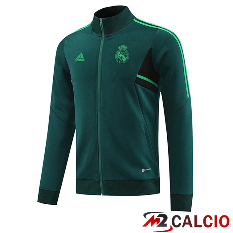 Maglie Calcio Personalizzate,Tute Calcio Squadre,Maglia Nazionale Italiana Calcio | Giacca Calcio Real Madrid Verde 2022/2023