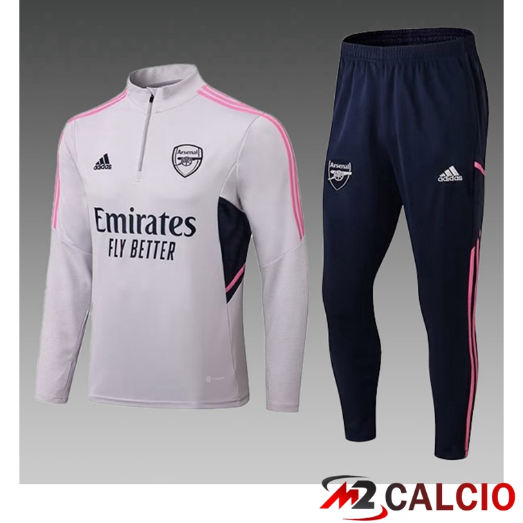 Maglie Calcio Personalizzate,Tute Calcio Squadre,Maglia Nazionale Italiana Calcio | Insieme Tuta Calcio Arsenal Bambino Bianco 2022/2023