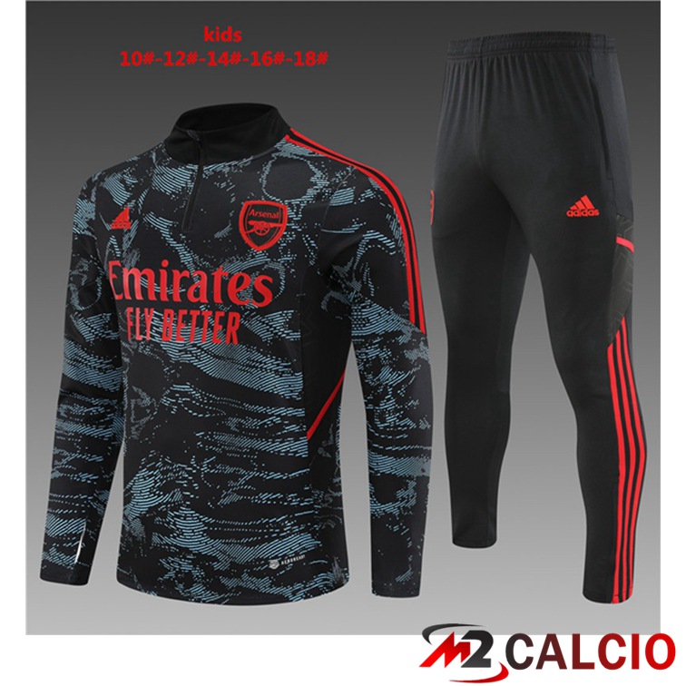 Maglie Calcio Personalizzate,Tute Calcio Squadre,Maglia Nazionale Italiana Calcio | Insieme Tuta Calcio Arsenal Bambino Rosso Blu 2022/2023