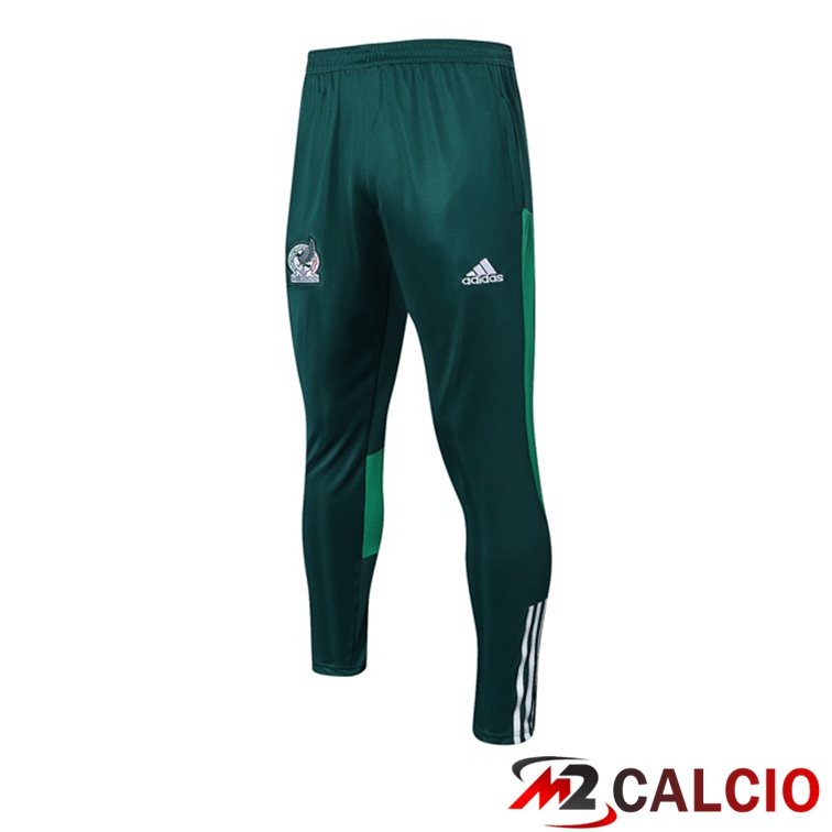 Maglie Calcio Personalizzate,Tute Calcio Squadre,Maglia Nazionale Italiana Calcio | Messico Training Pants Verde 2022/2023