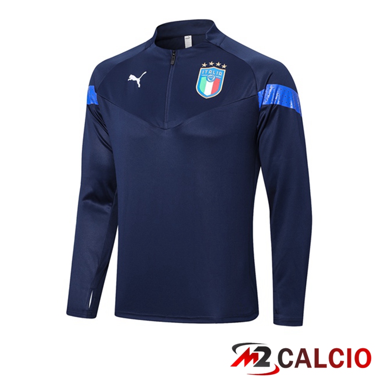 Maglie Calcio Personalizzate,Tute Calcio Squadre,Maglia Nazionale Italiana Calcio | Felpa Allenamento Italia Blu Reale 2022/2023